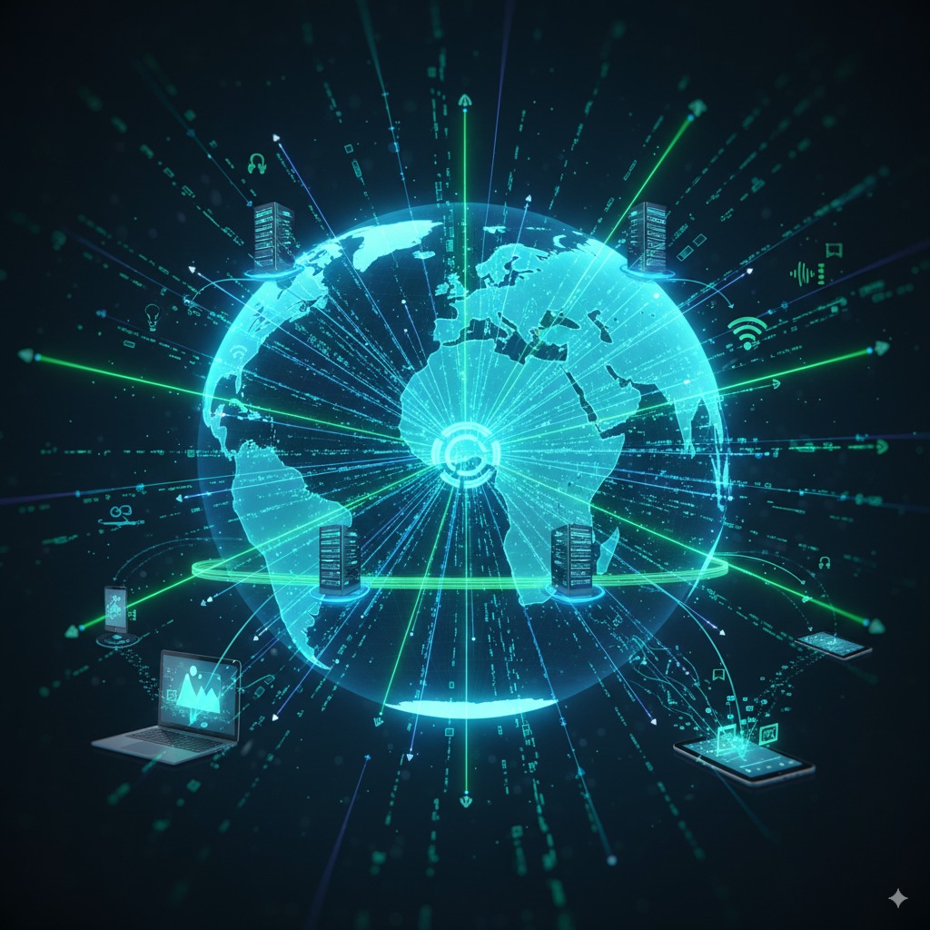 How Data Flows Across the Internet: A Simple Journey of Information